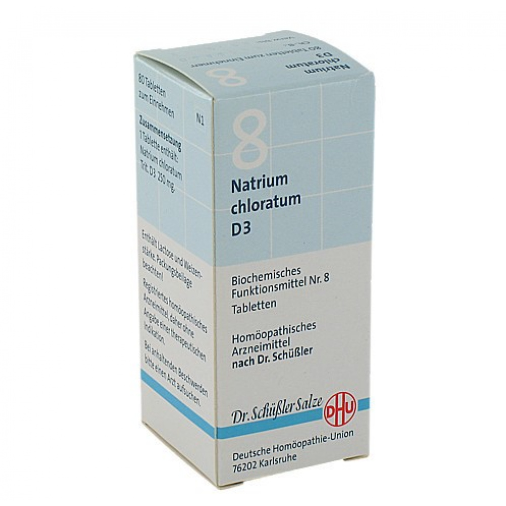 DHU 8 NATRIUM SODIUM CHLORATUM D3 – 80 CPS
