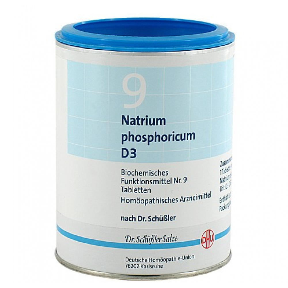 Dhu 9 Natrium Phosphoricum D3 confezione da 1000 compresse