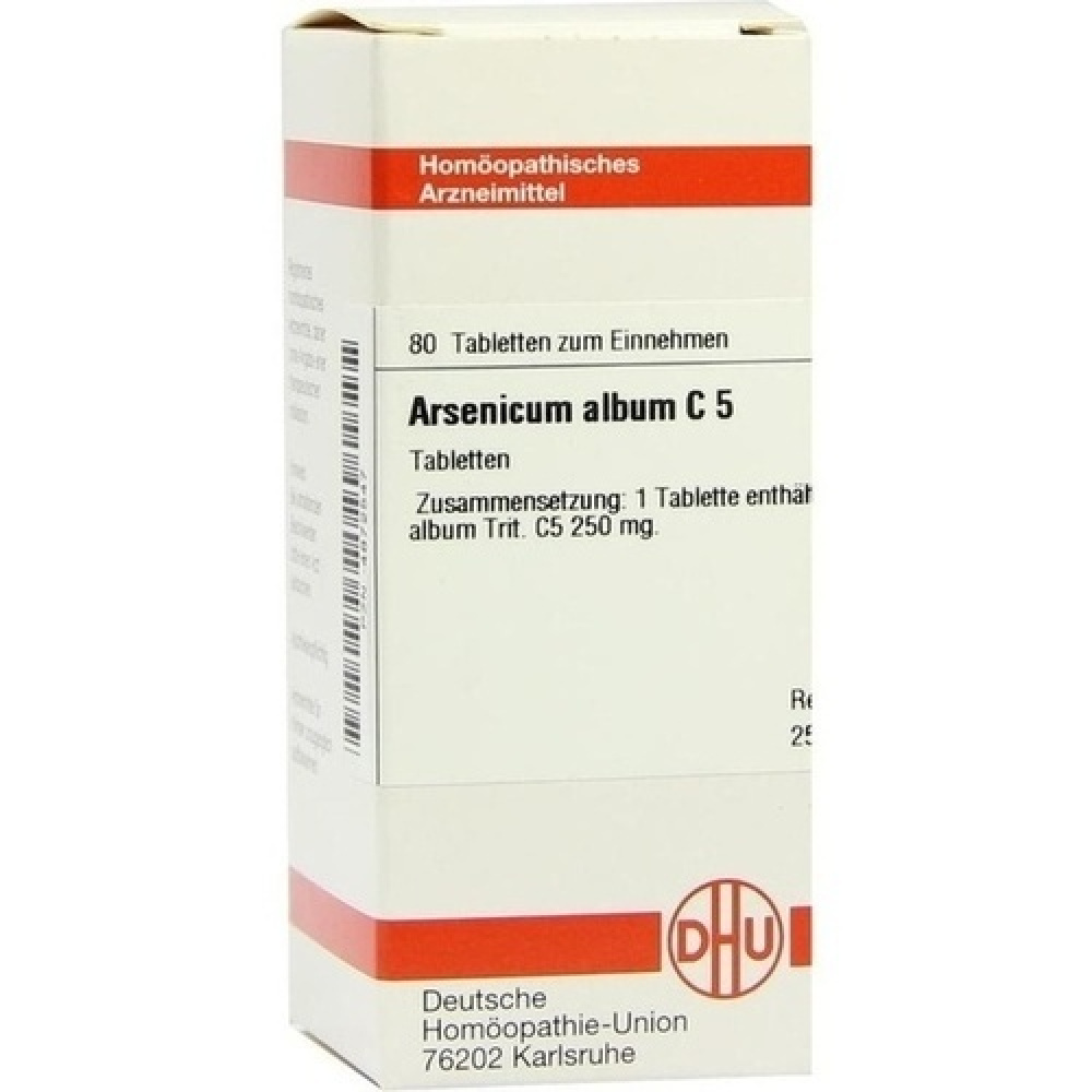 Arsenicum Album C5 confezione da 80 compresse