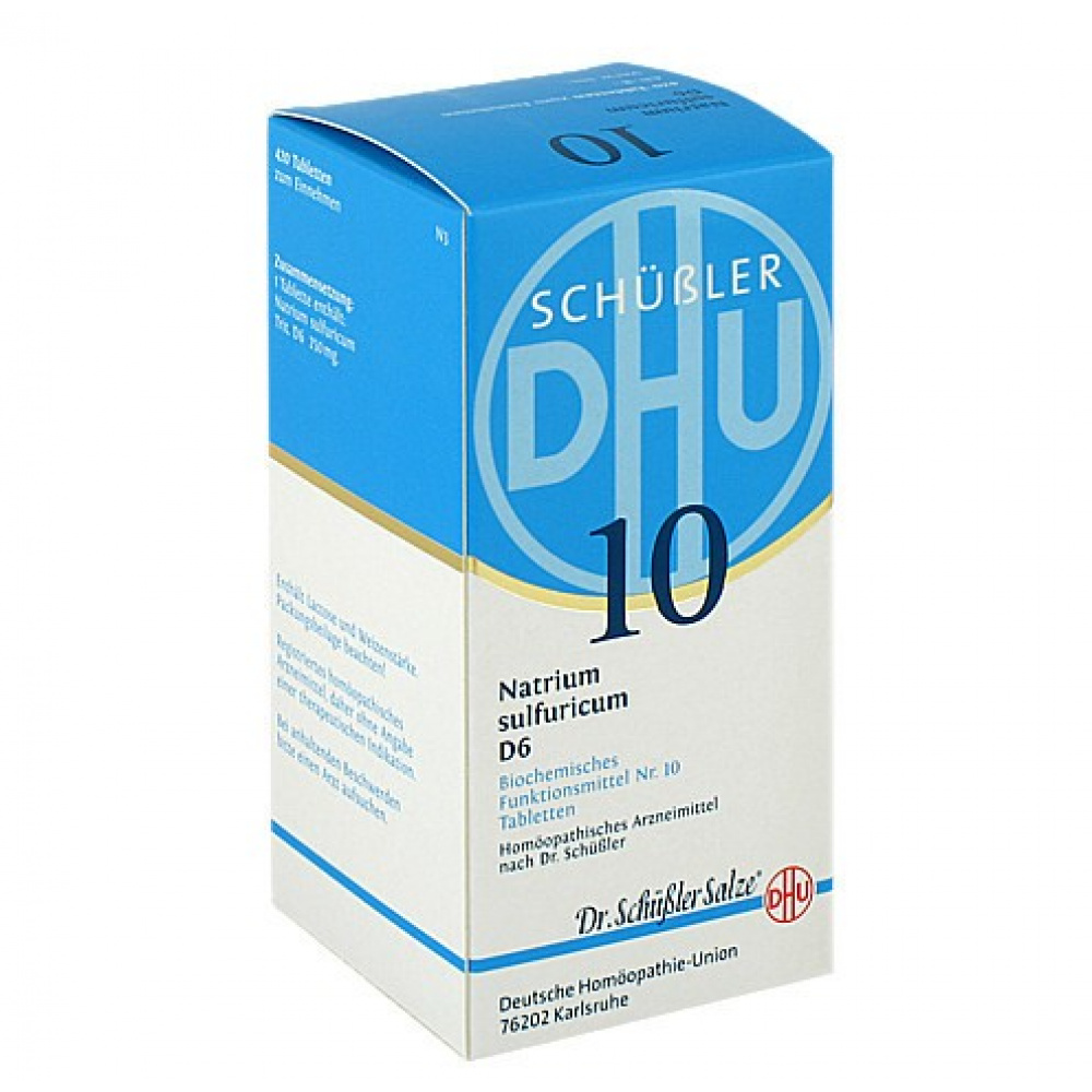 DHU 10 NATRIUM SULFURICUM D 6 – 420 CPS