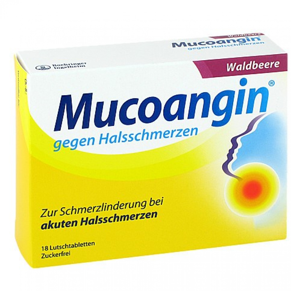 Mucoangin bacche selvatiche confezione da 18 caramelle