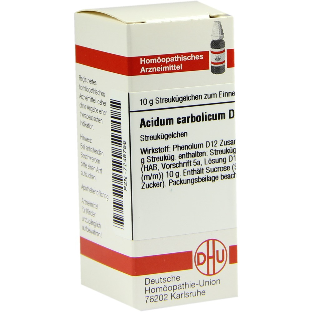 ACIDUM CARBOLIC. D 12 Globuli