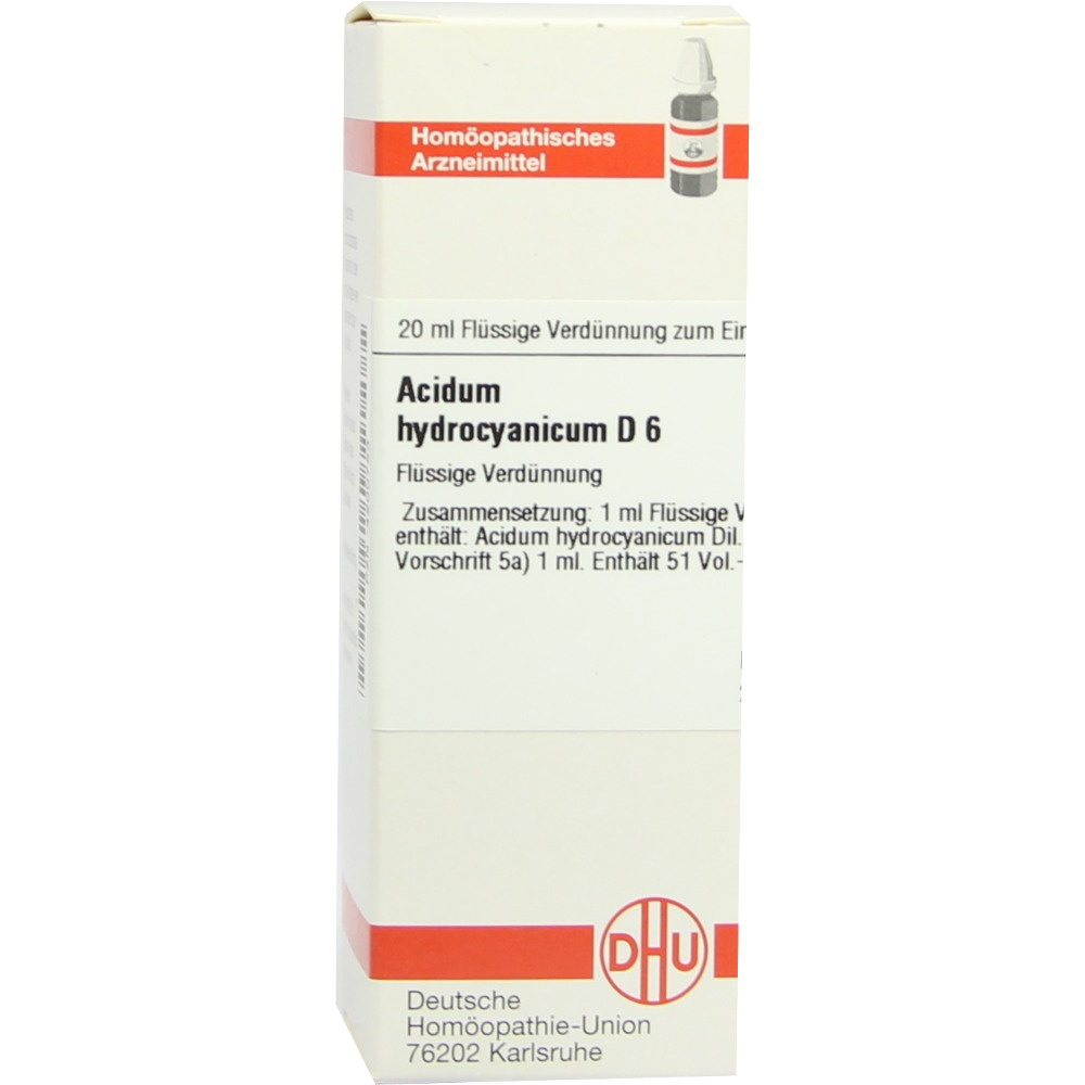 ACIDUM HYDROCYANICUM D 6 gocce 20 ml