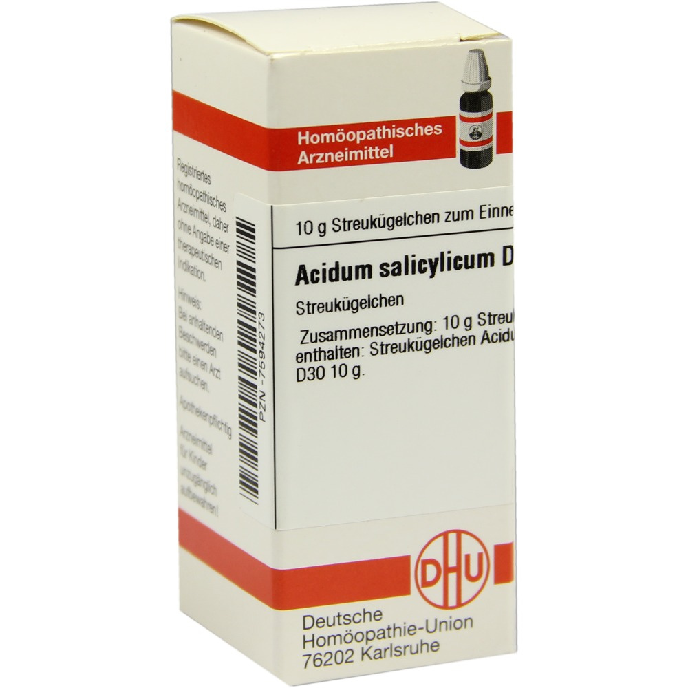 Acidum Salicylicum D 30 Globuli