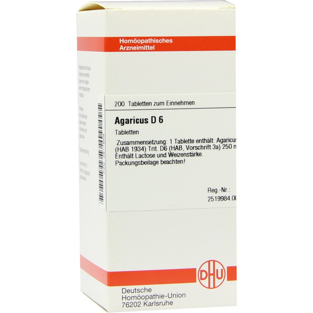 Agaricus D 6 compresse