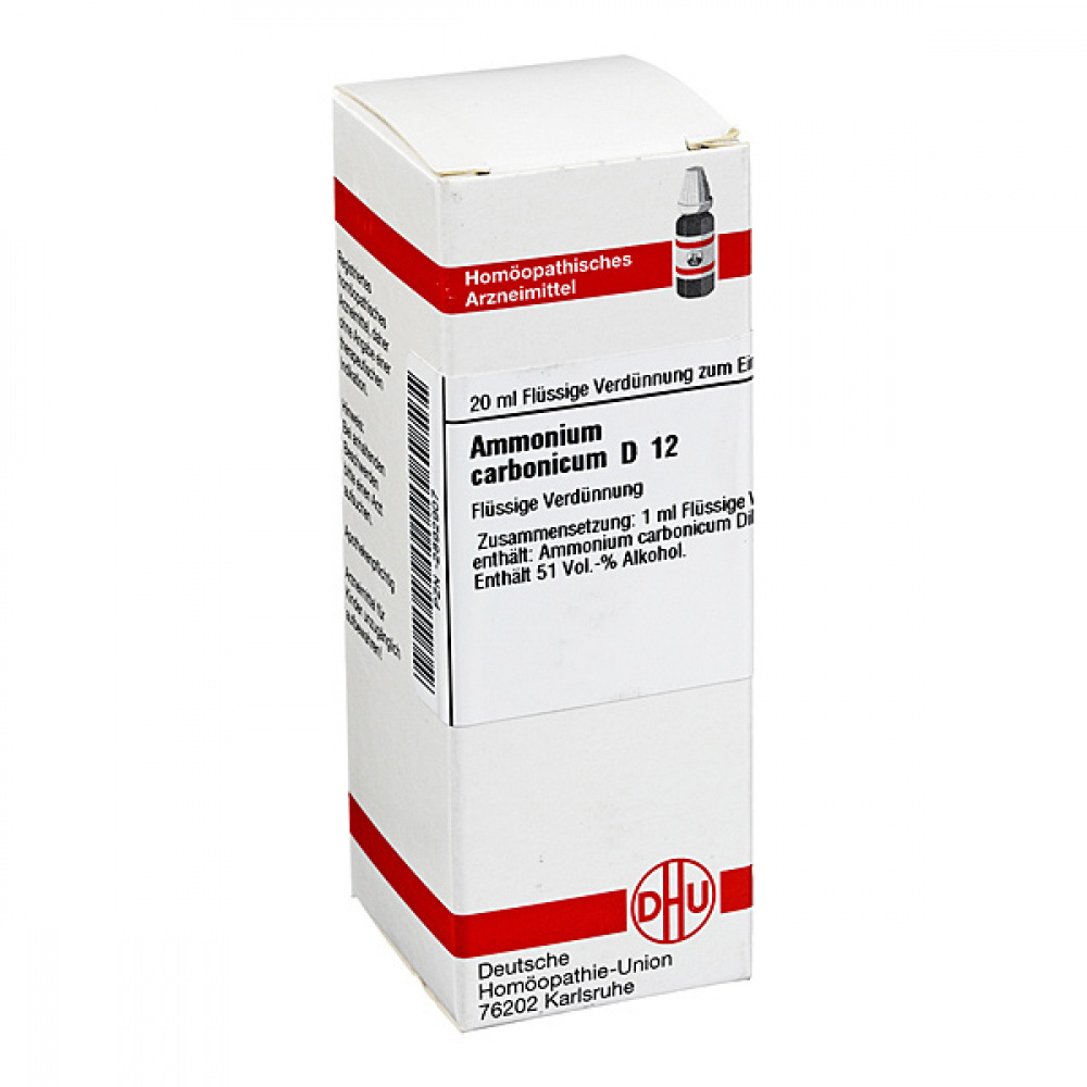 Ammonium Carbonicum D 12 Dilution