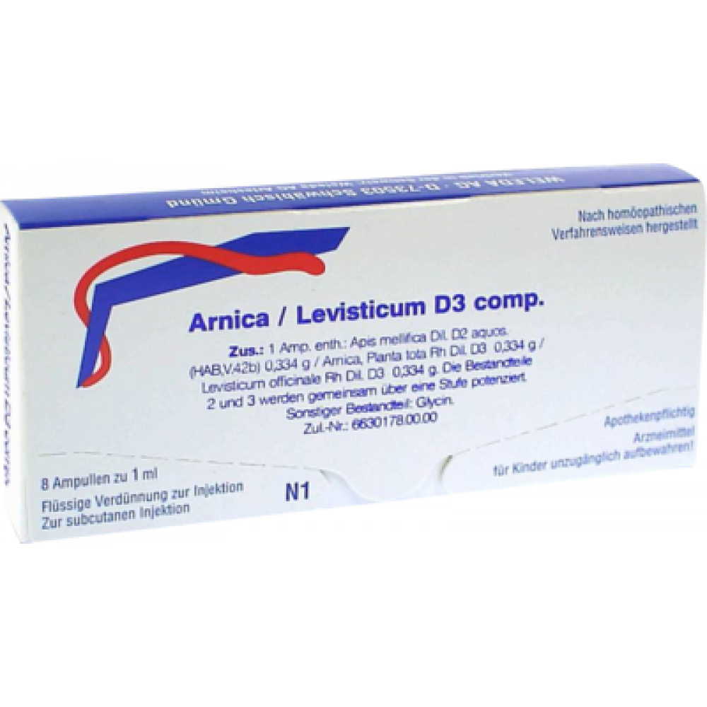 Arnica / Levisticum D3 comp - FIALE 8 X 1 ML