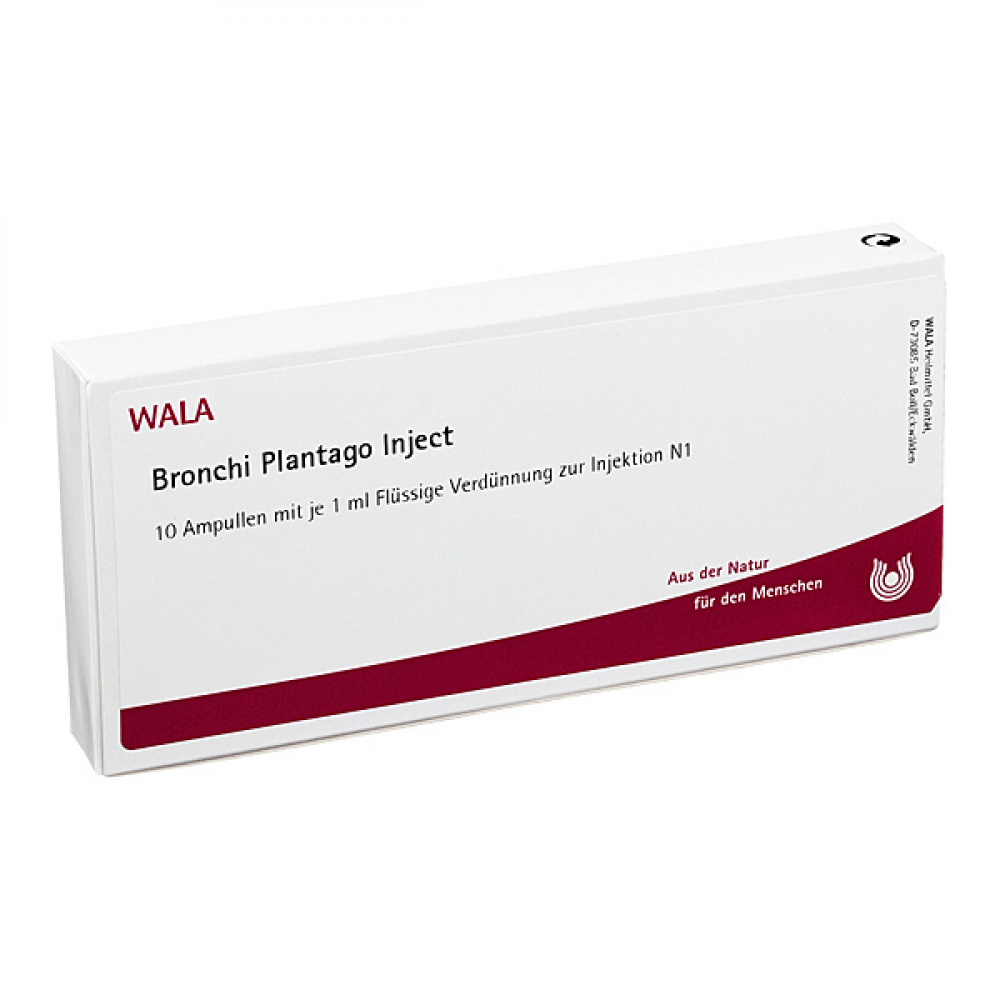 BRONCHI PLANTAGO Inject f- FIALE 10 X 1 ML