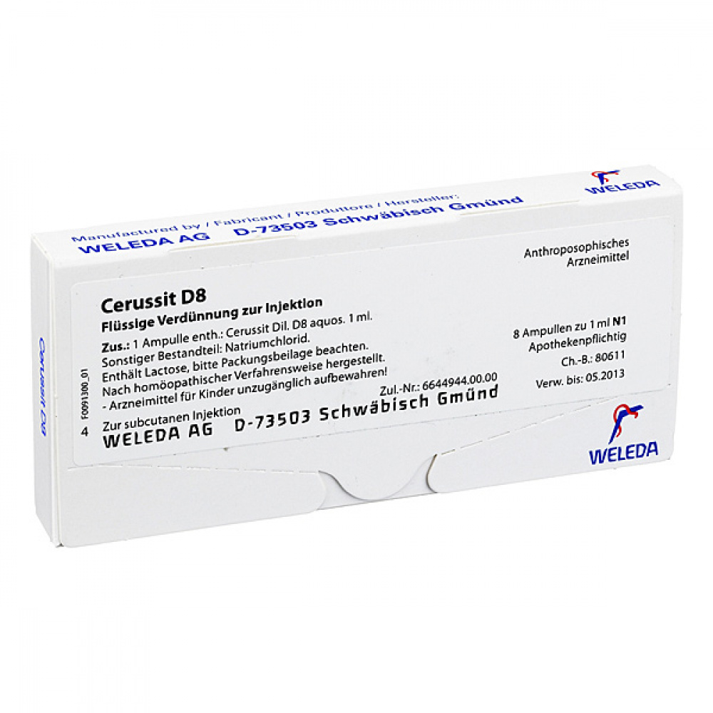 Cerussit D8 - FIALE 8 X 1 ML