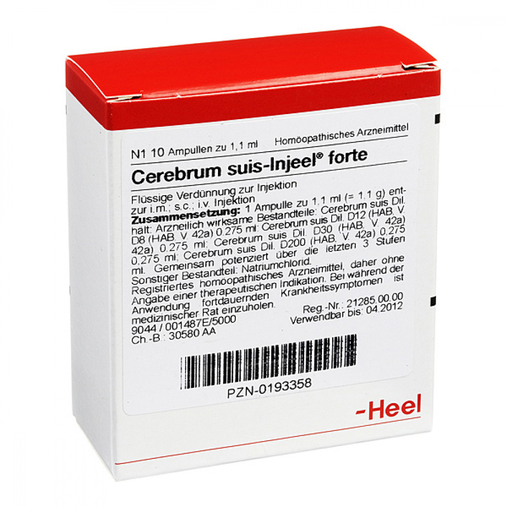 Cerebrum Suis Injeel forte conf. -FIALE 10 X 1,1 ML