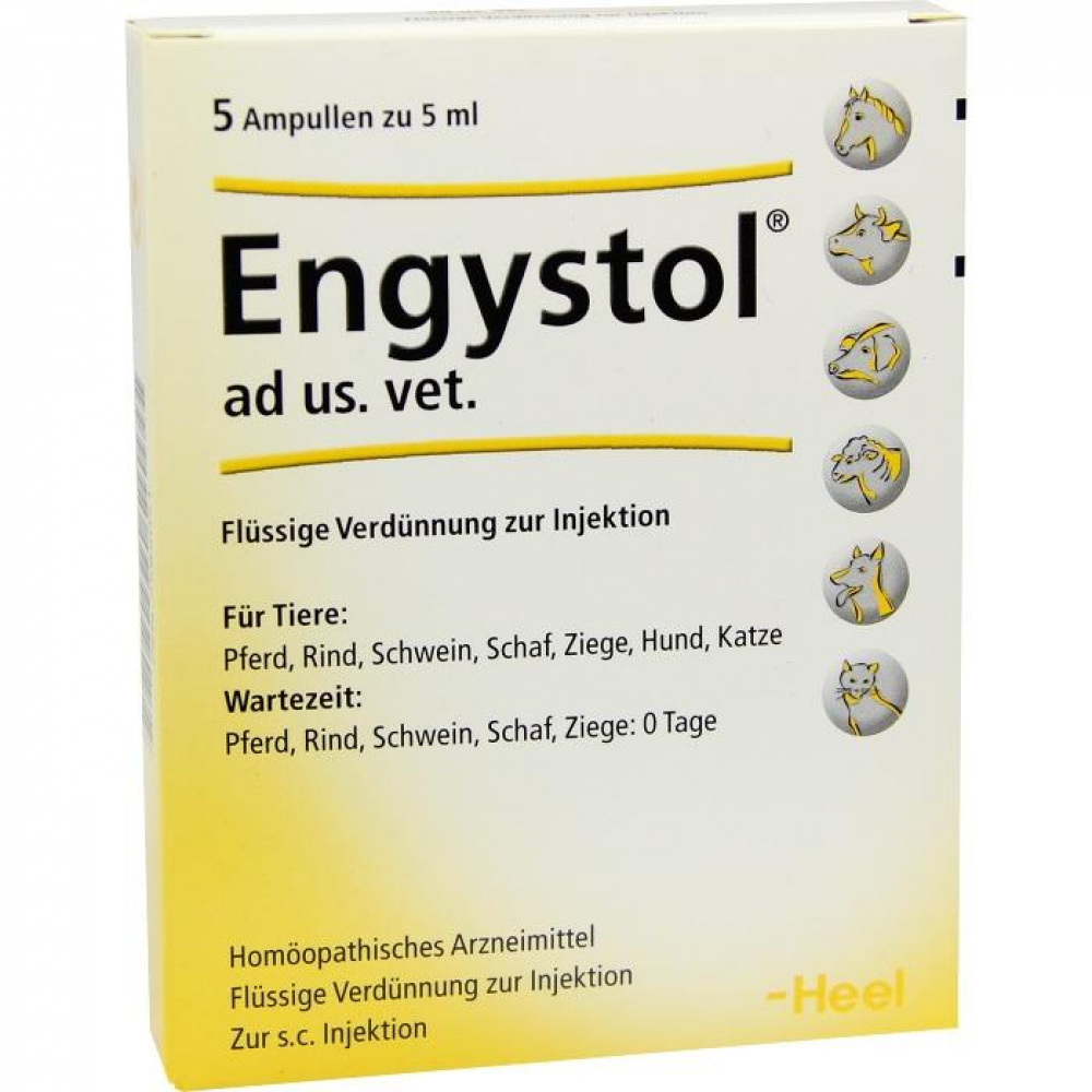 ENGYSTOL Fiale ad. uso veterinario. confezione da 5 fiale