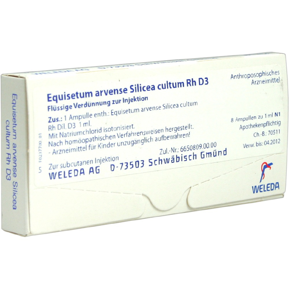 Equisetum Arvense Silicea Cultum D3 8X1 ml fiale