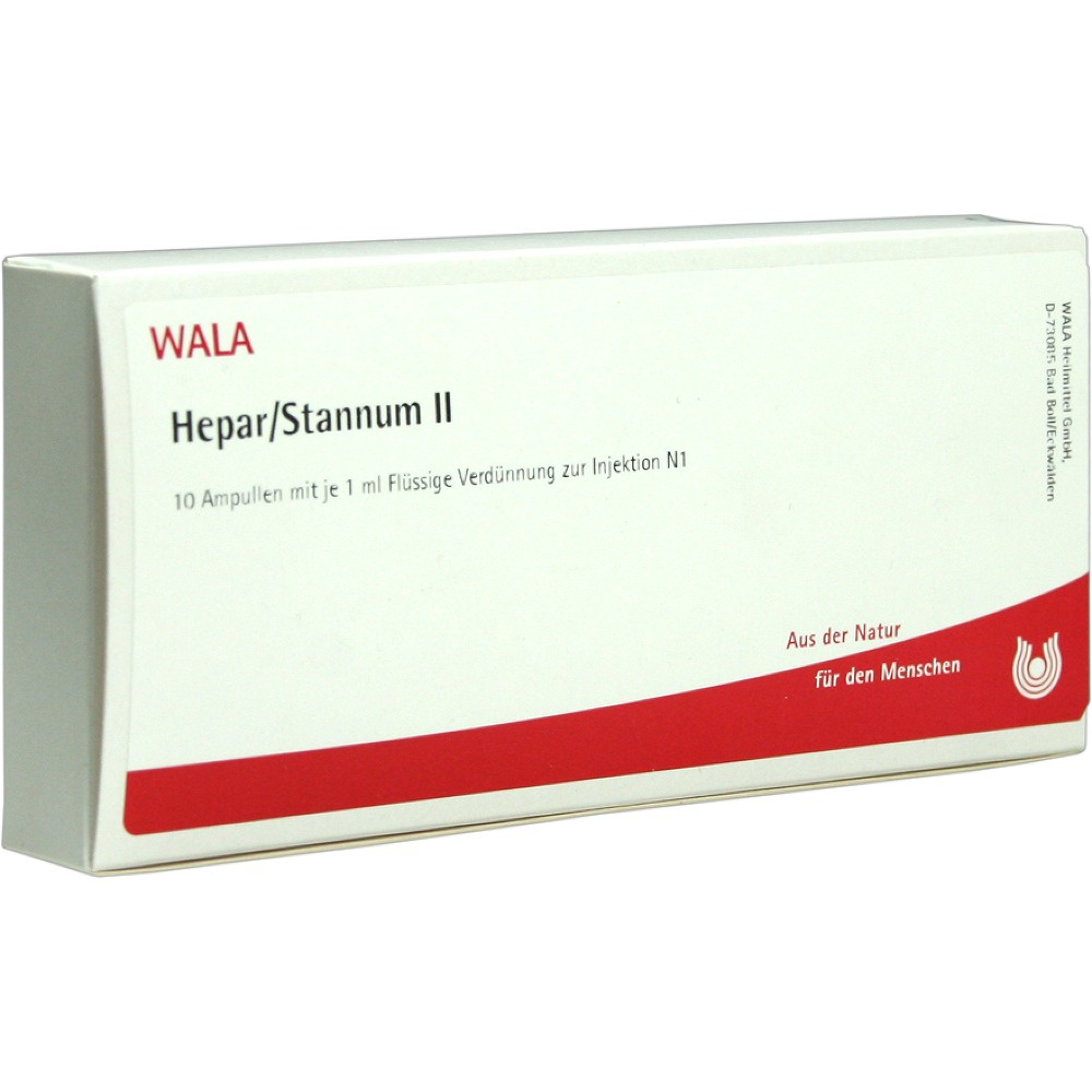 Hepar Stannum II - FIALE3 10 X 1 ML