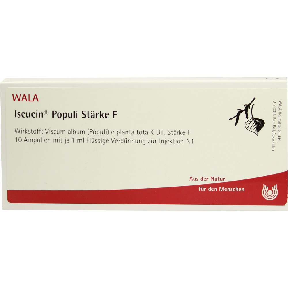 Iscucin Populi St. F -- FIALE 10 X 1 ML