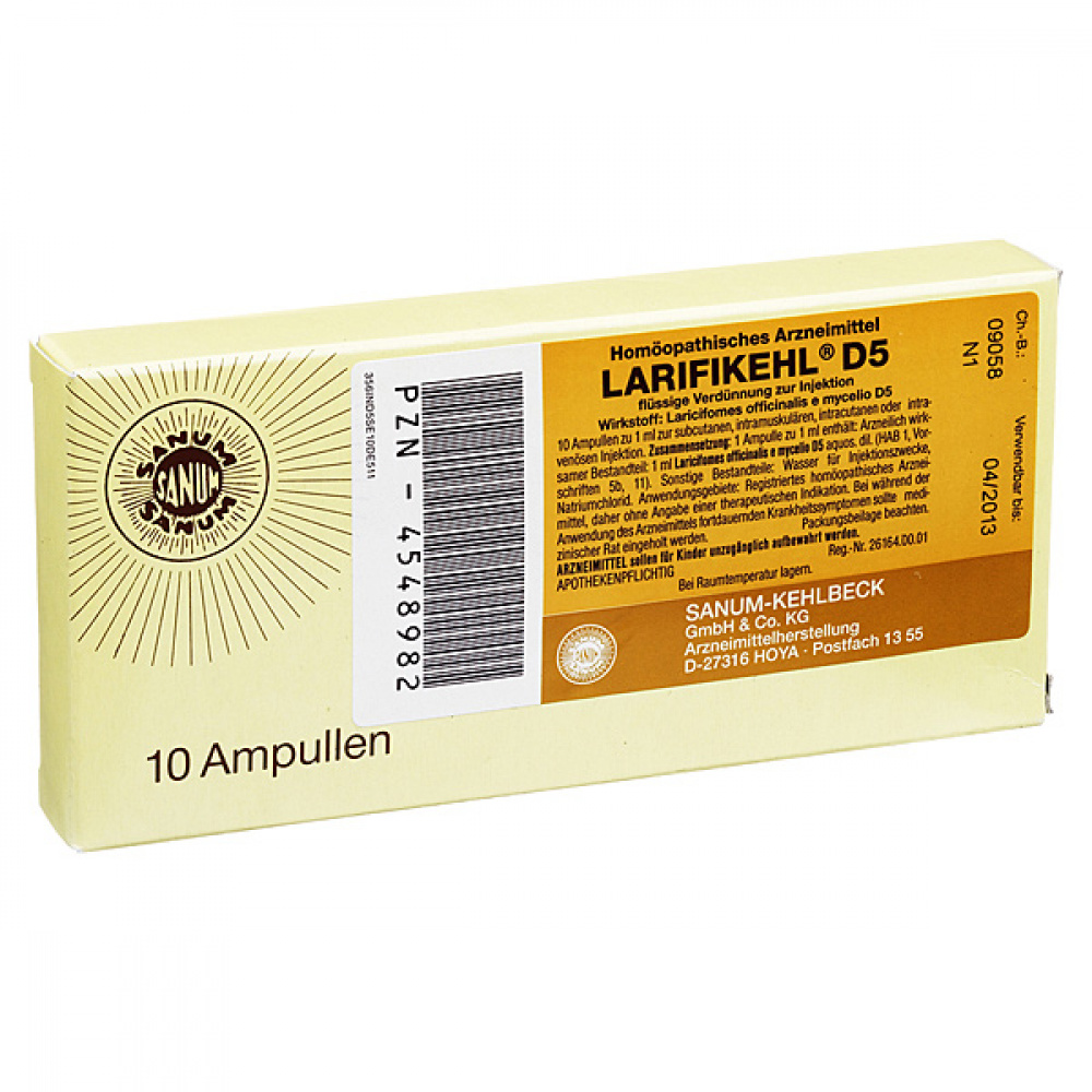 LARIFIKEHL  D5 fiale 10x1 ml