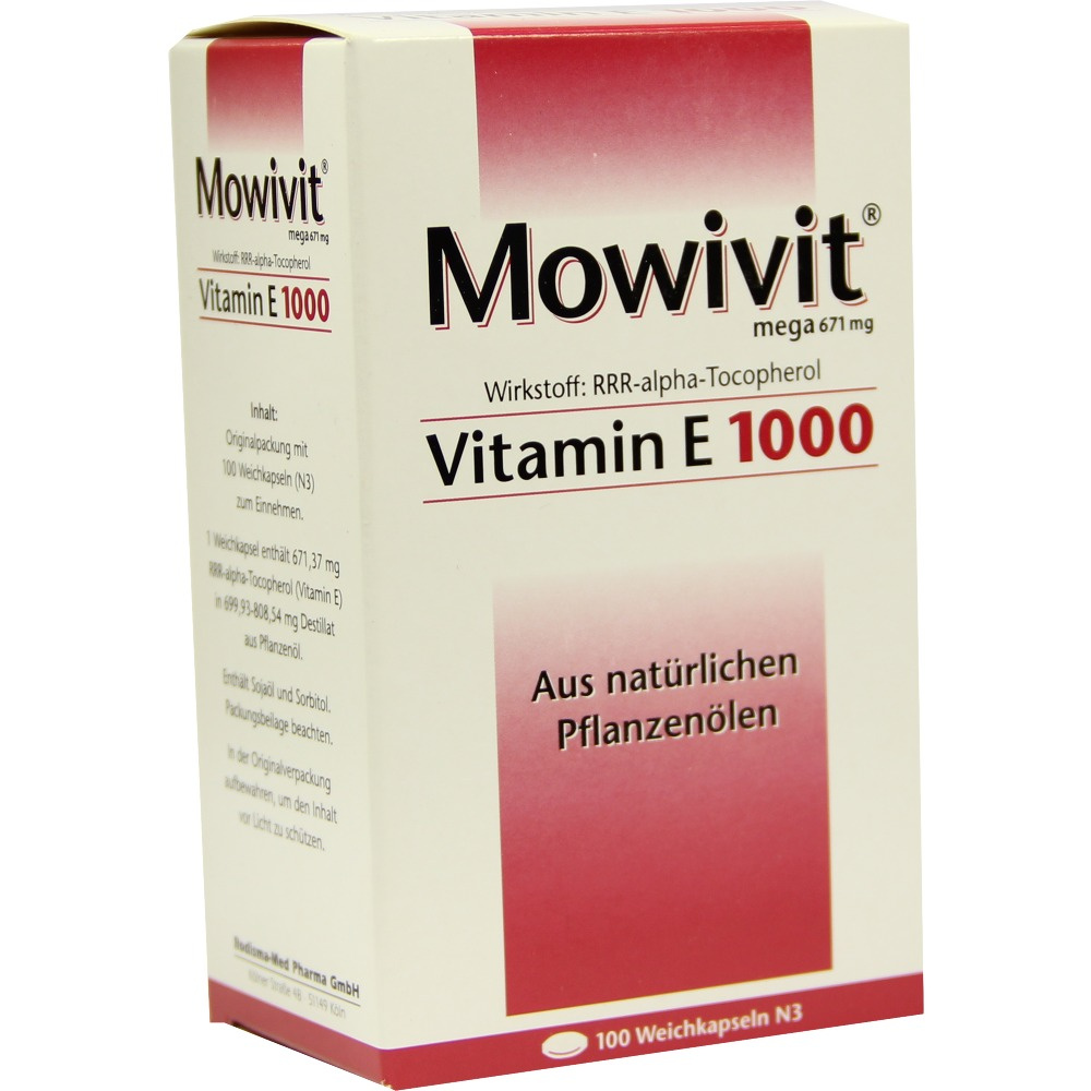 Mowivit Vitamina E 1000 20 capsule
