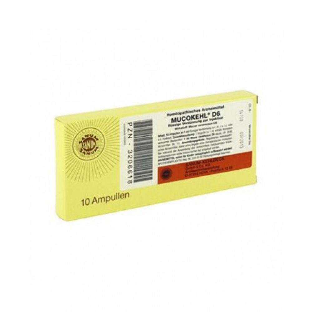 MUCOKEHL ATOX D6  confezione da 10 fiale