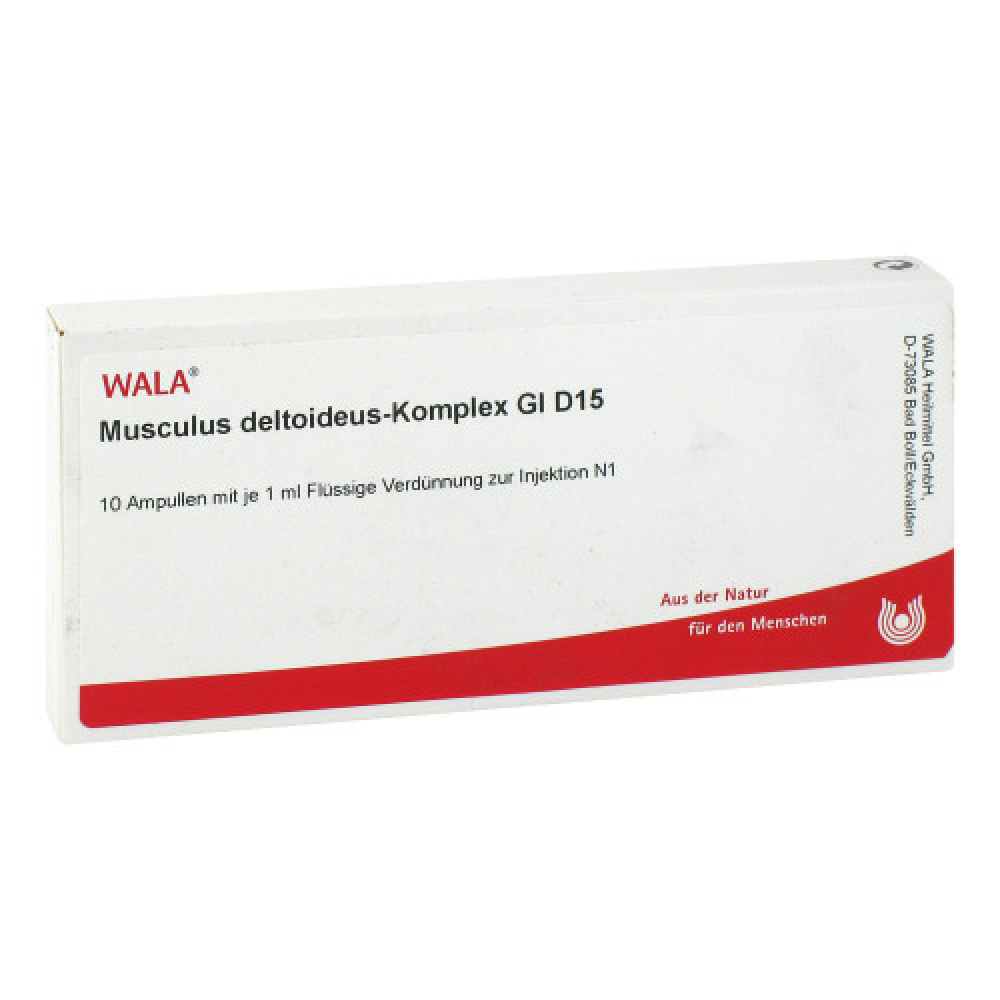 MUSCULUS DELTOIDEUS KOMPLEX GL D15  - FIALE 10 X 1 ML
