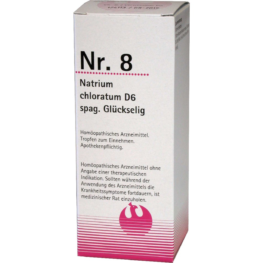 N. 8 Clorato di Sodio 6X spag . Beato  ( Ex Natrium Chloratum D6 Spag. NR. 8 beatifico)  100 ML