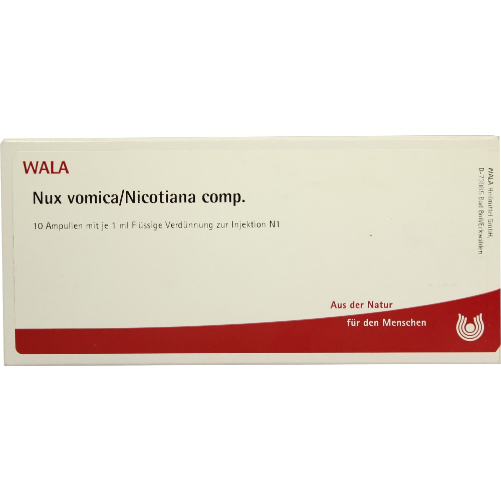 NUX Vomica/Nicotiana Comp. - FIALE 10 X 1 ML