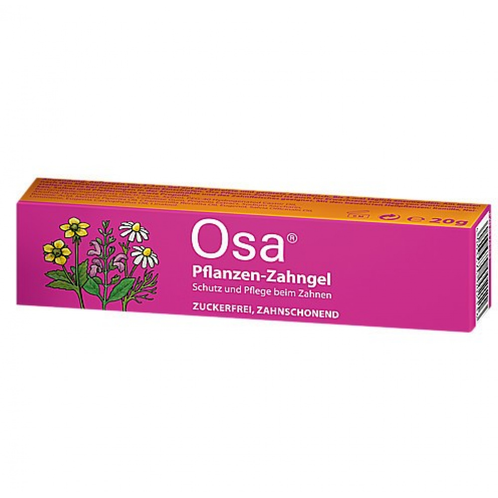 Osa gel per dentizione bambini a base vegetale senza zucchero confezione da 25 grammi