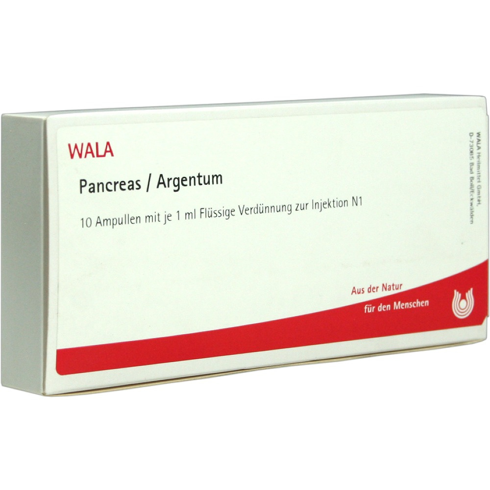 Pancreas/Argentum - FIALE 10 X 1 ML
