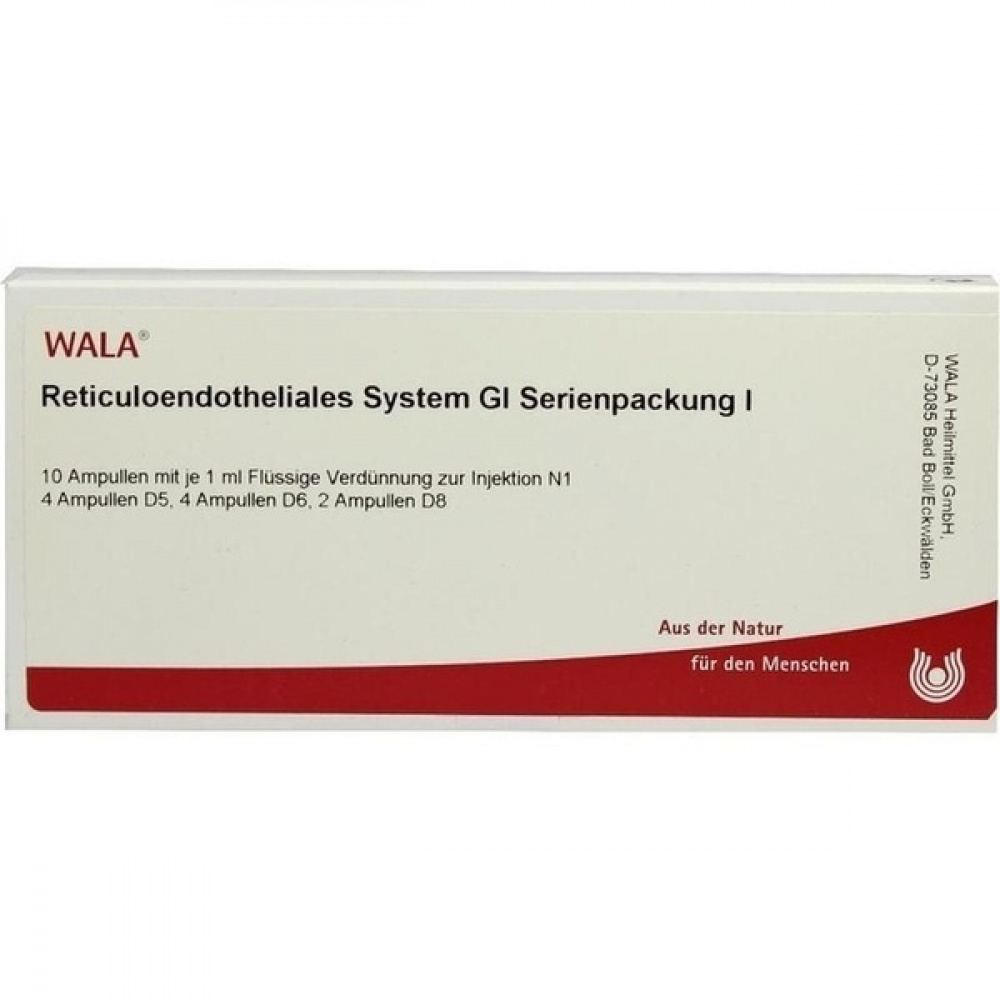 Reticuloendotheliales Syst. GL Serienpack. I - FIALE 10 X 1 ML