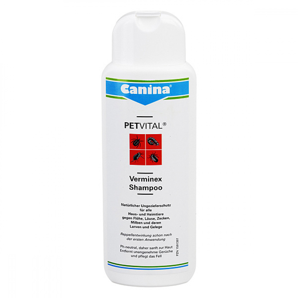 Canina Petvital Verminex Shampoo veterinario 250 ml