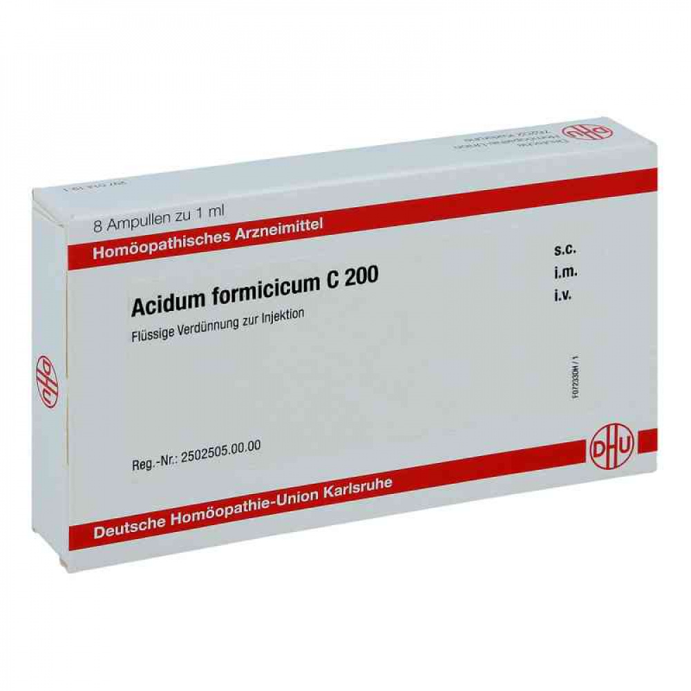 ACIDUM FORMICICUM C 200   -   fiale 8x 1ml