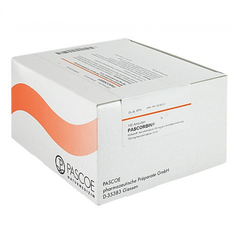 Pascorbin injek - 100 fiale da 5ml