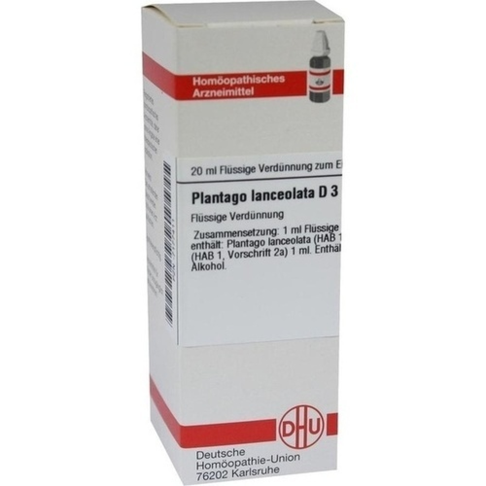 PLANTAGO LANCEOLATA D3 DILUIZIONE 20 ML