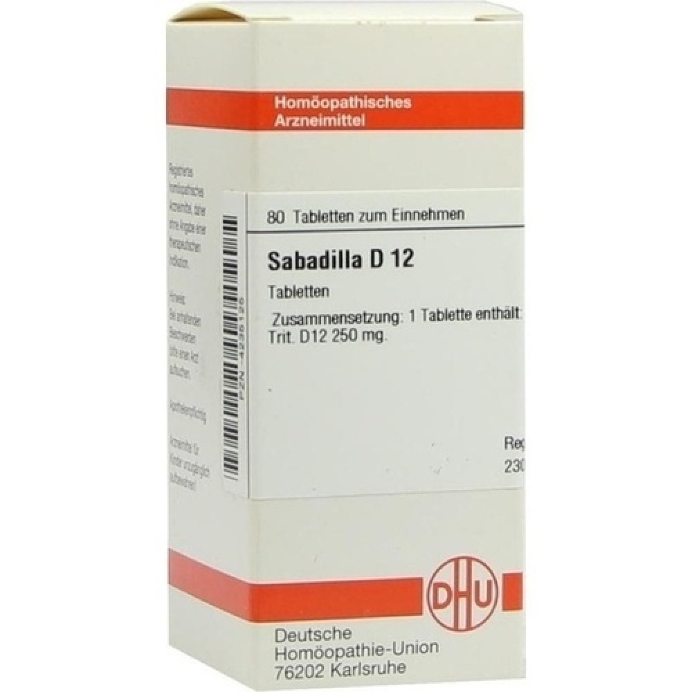 SABADILLA D12 80 COMPRESSE