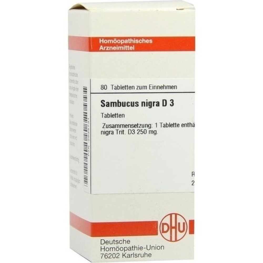 SAMBUCUS NIGRA D3 80 COMPRESSE