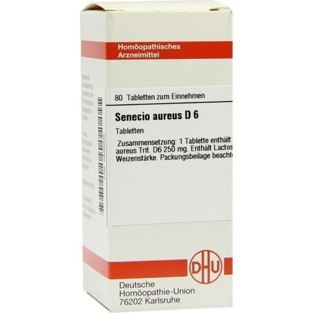 SENECIO AUREUS D6 80 COMPRESSE