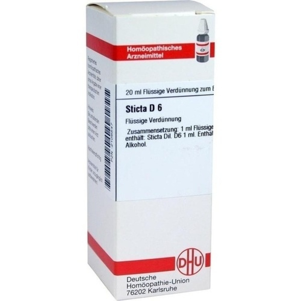 STICTA D6 DILUIZIONE 20 ML