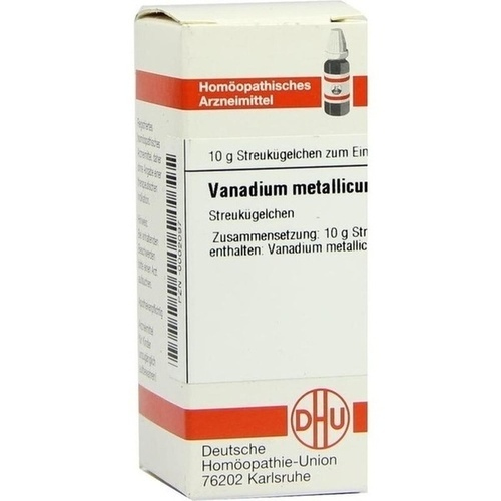 VANADIUM METALLICUM C30 GLOBULI 10 G