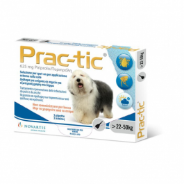 PRAC tic f.große Hunde 22-50 kg Einzeldosispip. 3 pipette