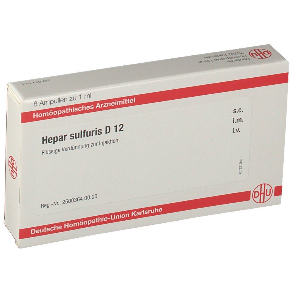 HEPAR SULFURIS D12 FIALE