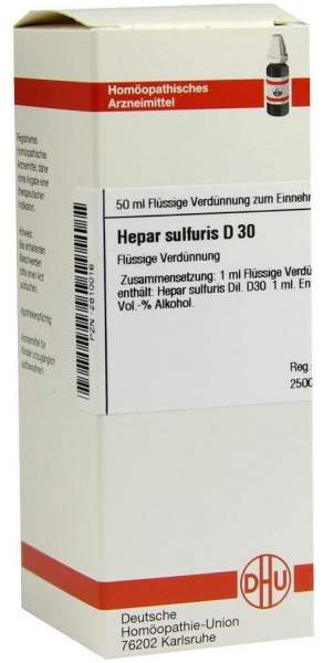 HEPAR SULFURIS D30 DILUIZIONE 50 ML