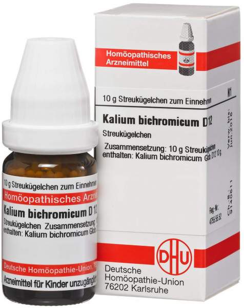 KALIUM BICHROMICUM D12 GLOBULI 10 G
