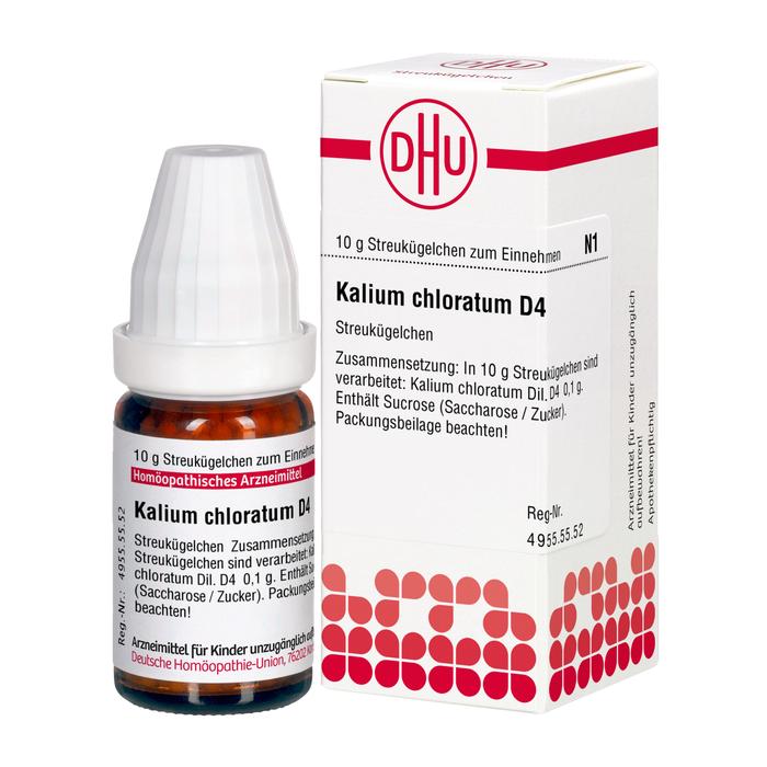 KALIUM CHLORATUM D4 GLOBULI 10 G