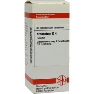 KREOSOTUM D4 80 COMPRESSE