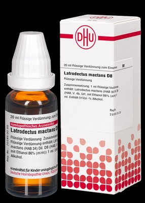 LATRODECTUS MACTANS D8 DILUIZIONE 20 ML