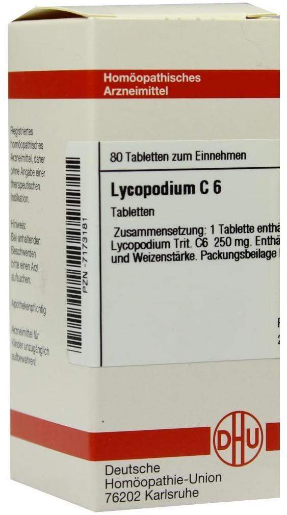 LYCOPODIUM C6 80 COMPRESSE