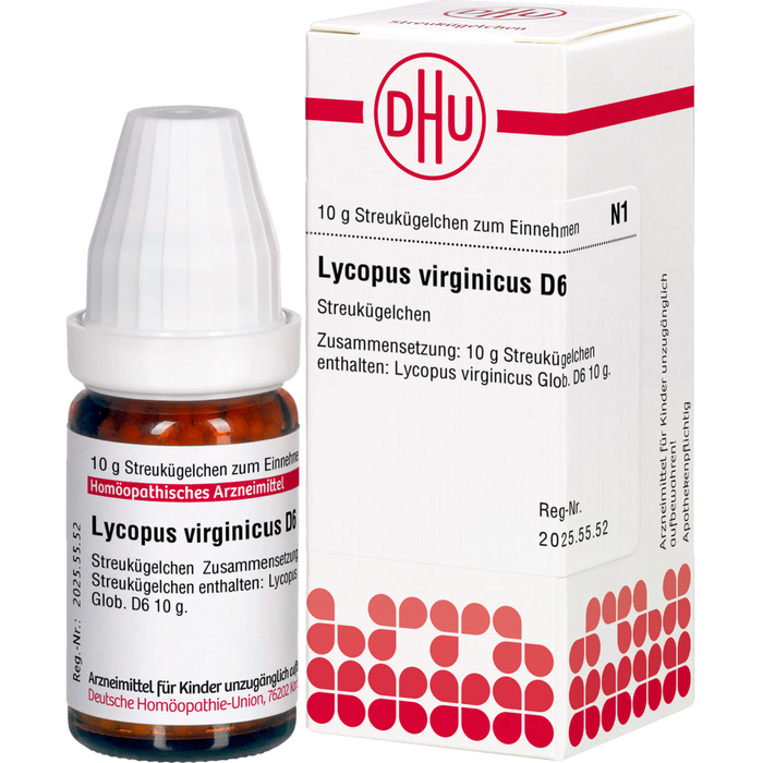 LYCOPUS VIRGINICUS D6 GLOBULI 10 G