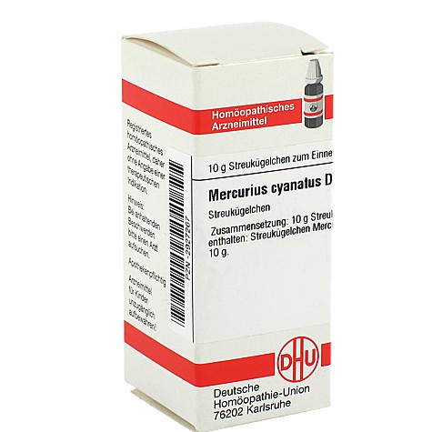 MERCURIUS CYANATUS D6 GLOBULI 10 G