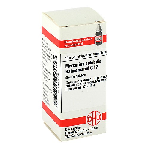 MERCURIUS SOLUBILIS HAHNEMANNI C12 GLOBULI 10 G
