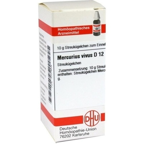 MERCURIUS VIVUS D12 GLOBULI 10 G