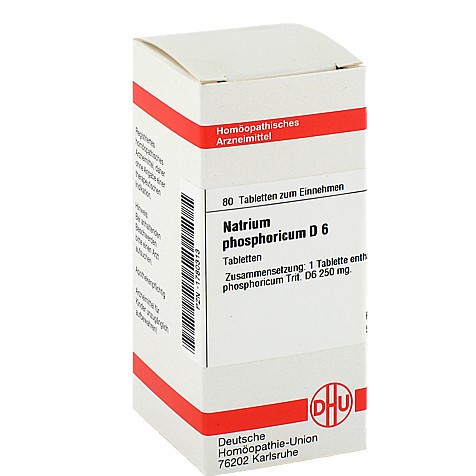 NATRIUM PHOSPHORICUM D6 80 COMPRESSE
