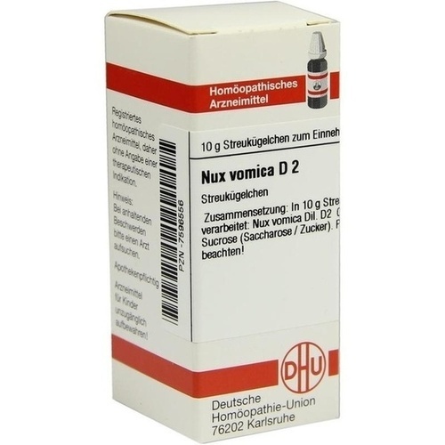 NUX VOMICA D2 GLOBULI 10 G